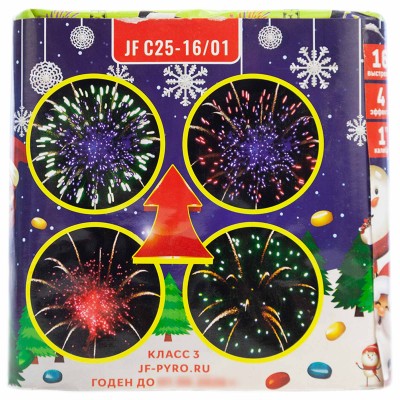 Фейерверк JF C25-16/01 Дарю тебе (1,0" х 16 залпов) Фейерверк JF C25-16/01 Дарю тебе (1,0" х 16 залпов)